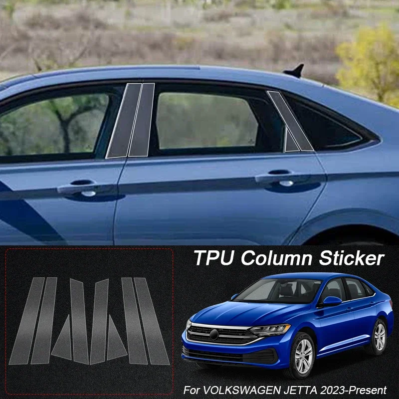 

B Pillar TPU Автомобильная защитная пленка Авто оконная наклейка на краску кузова для VOLKSWAGEN ID.3 ID.4 ID.5 ID.6 ID.7 SEDAN JETTA PASSAT GOLF