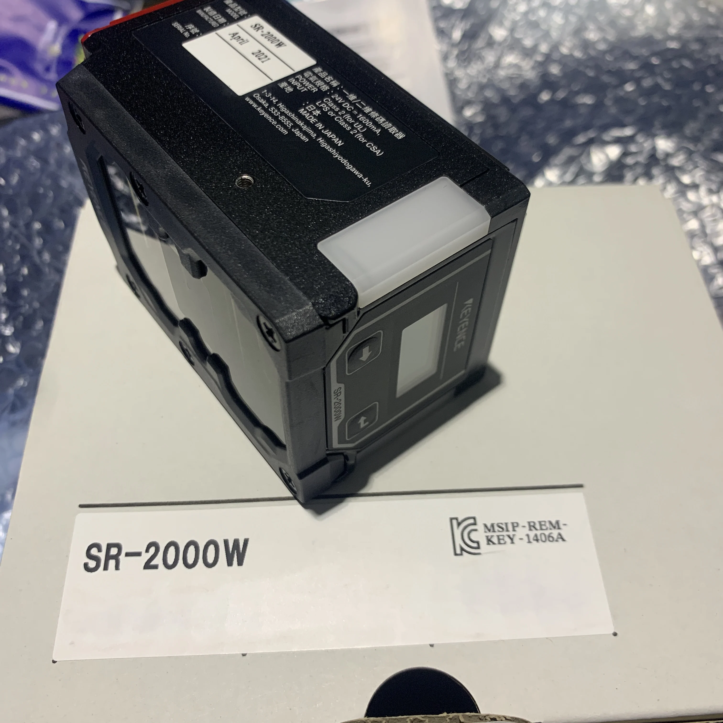 SR-2000 Brand New Autêntico KEYENCE QR scanner de código de barras e leitor SR-2000W