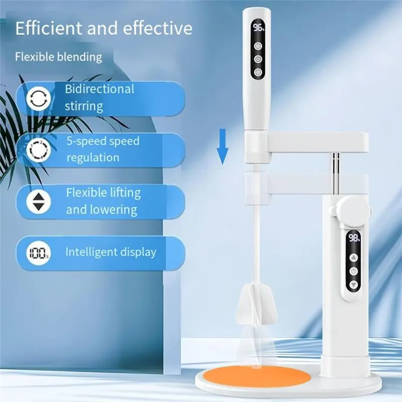 A84E-Electric Resin Mixer Epoxy Resin Mixer With Hands-Free Resin Mixer Bracket, Soap Making, Etc