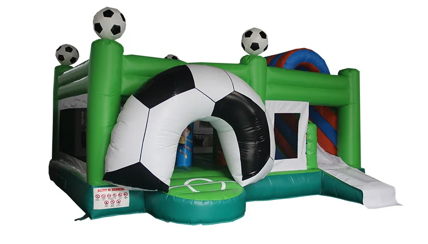 Football Team Arena Inflatable Bouncy Castle Combo Bouncer with Football Product Category Inflatable Trampoline