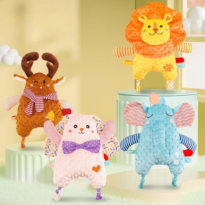 Comfort Passeggino Giocattoli Musica morbida Peluche Attività Culla Appesa Sonaglio Giocattoli Coulisse Ciondolo cartone animato per i più piccoli Ragazzi Ragazze 2025
