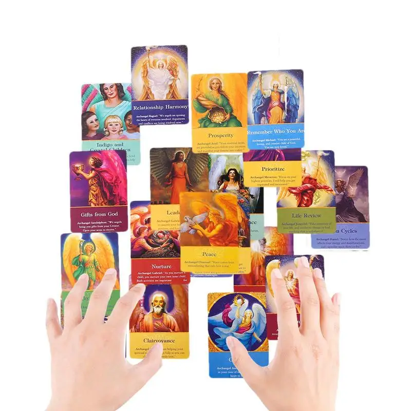 

Английская версия, Archangel Tarot Card, карты с изображением ораклов, Настольная настольная игра, Таро колода для начинающих, предсказание о судьбе