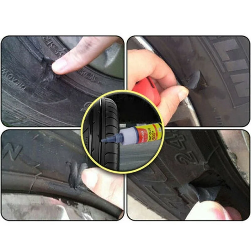 480S Strong Tire Repair Glue for Car Truck Motorcycle Bicycle Wheel Inner Tube Puncture Quick Instant Repair Universal Tyre Glue