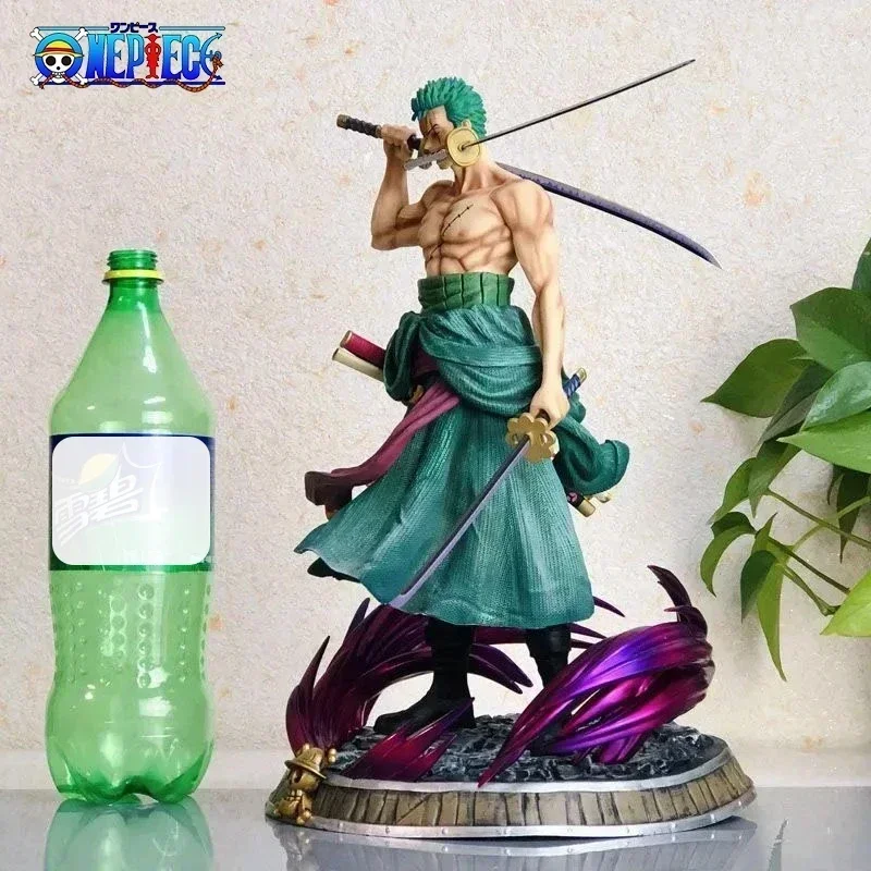 

One Piece Roronoa Zoro Luffy Anime Figure Three-knife Manga Anime Statue Pvc Action Figure Collection Model Samurai Sanji Toys