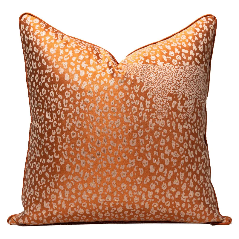 Luxuriöse Leoparden-Jacquard-Kissenbezüge 30 x 50 45 x 45 50 x 50 cm, Sofakissenbezüge mit Reißverschluss für die Wohnzimmerdekoration