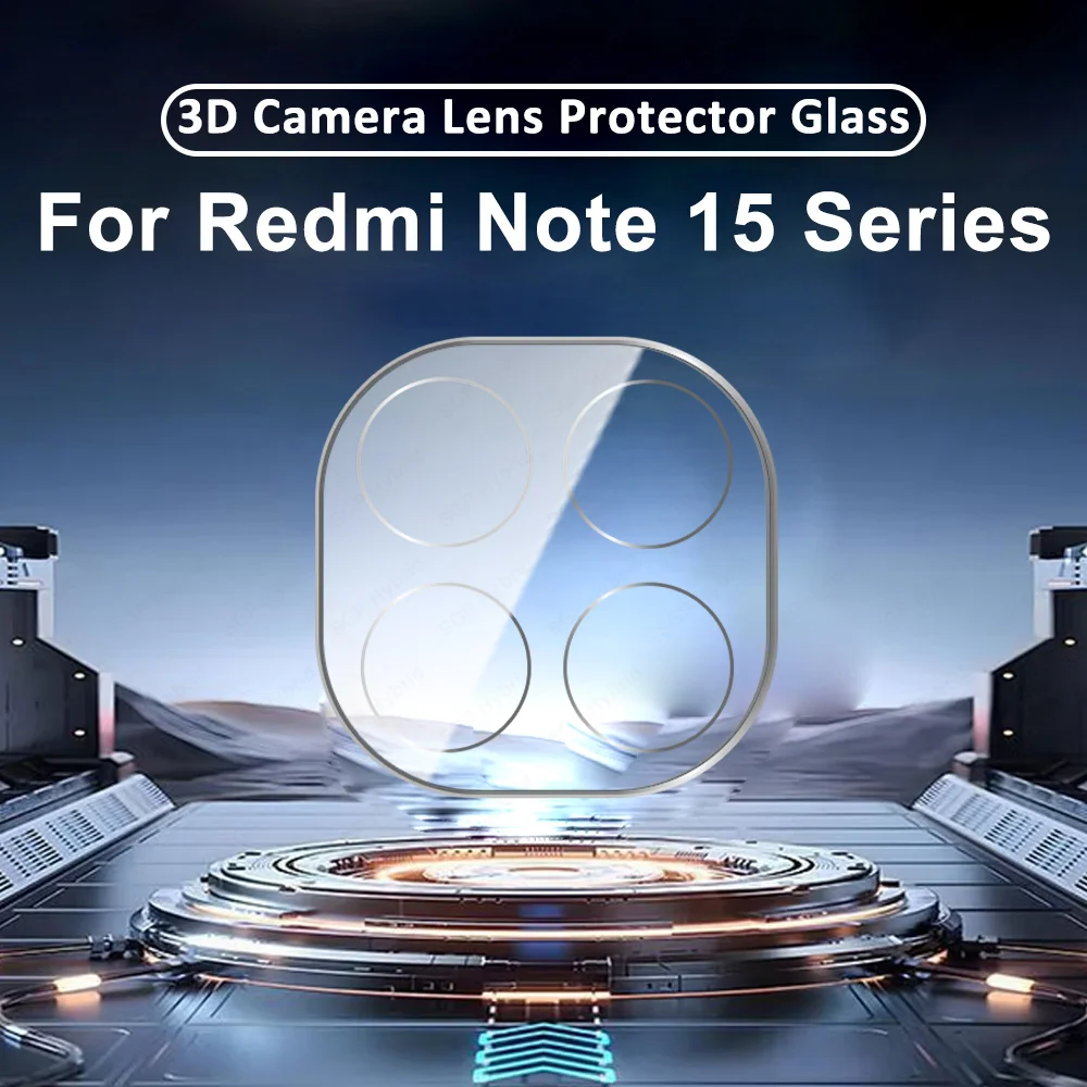 Note 15 Pro 5G 3D Full Screen Camera Glass For Xiaomi Redmi Note15 Pro+ Lens Protector Case Note15Pro Plus 15Pro 4G Lens Cover