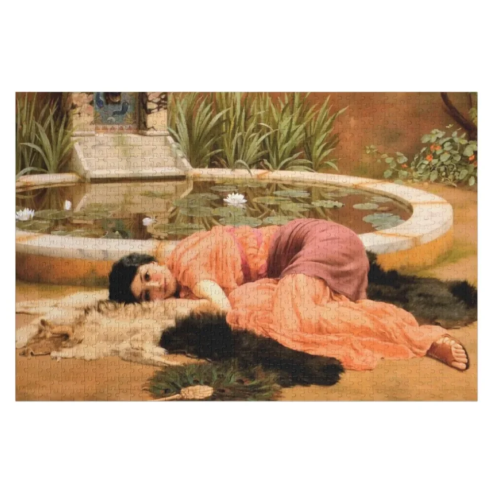 

John William Godward Dolce Far Niente Jigsaw Puzzle Wooden Compositions For Children Anime Puzzle