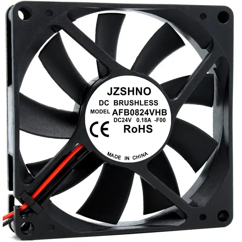 1PCS for AFB0824VHB 24V 0.18A 8015 8CM Inverter Cooling Fan Large Air Volume Ball Bearing High Speed Silent DC Blower