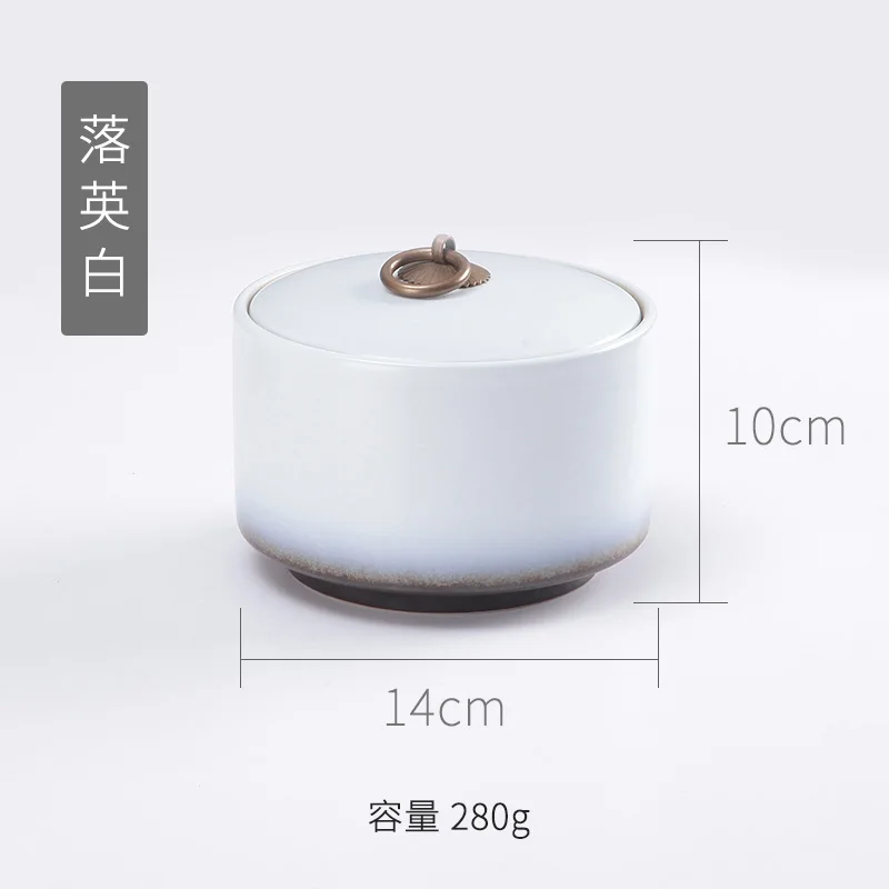 

White Ceramic Packaging Tea Box Storage Organizer Tea and Coffee Storage Set Kitchen Canisters Theedoos Storage Box