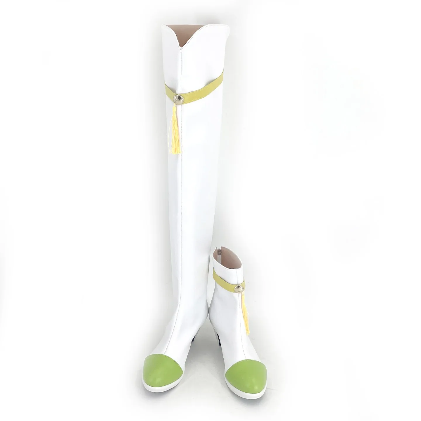 아이돌 푸리룬 코스프레 신발 할로윈 카니발 부츠 PU 가죽 신발 애니메이션 액세서리 코스프레 소품 맞춤 제작