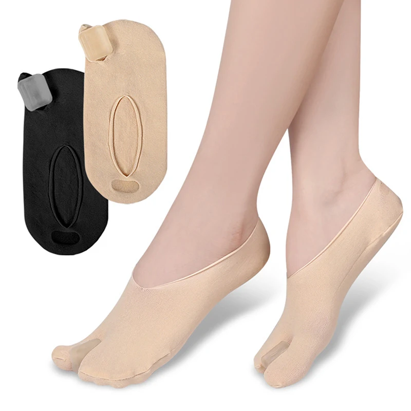 1 Paar Zehenspreizer-Korrektursocken, Hallux Valgus Bunion Corrector, Orthesen, Füße, Knochen, Daumen, Glätteisen, Klammer, Größe 2