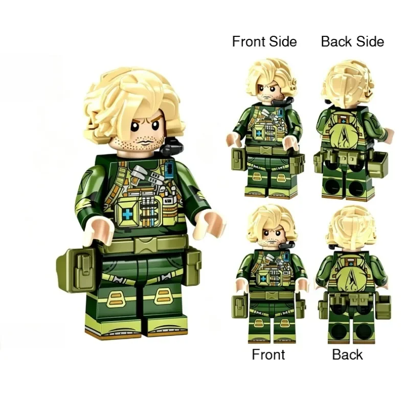 Militärsoldaten-Bausteine, Spezialagenten-DIY-Montage-Bausteinspielzeug, Sammlerfigur-Modell als Schreibtischdekoration – Detail 13