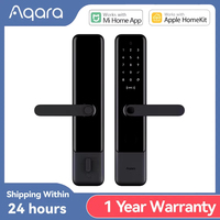 Original Aqara Smart Door Lock N200 Fingerprint Bluetooth Password NFC Unlock Remote Notification Doorbell For HomeKit Mijia APP