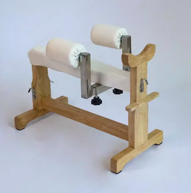 Dog Diagnosis and Treatment Frame Acupuncture Table, Solid Wood Tenon and Mortise Baoding Frame, Pet Binding Injection Table
