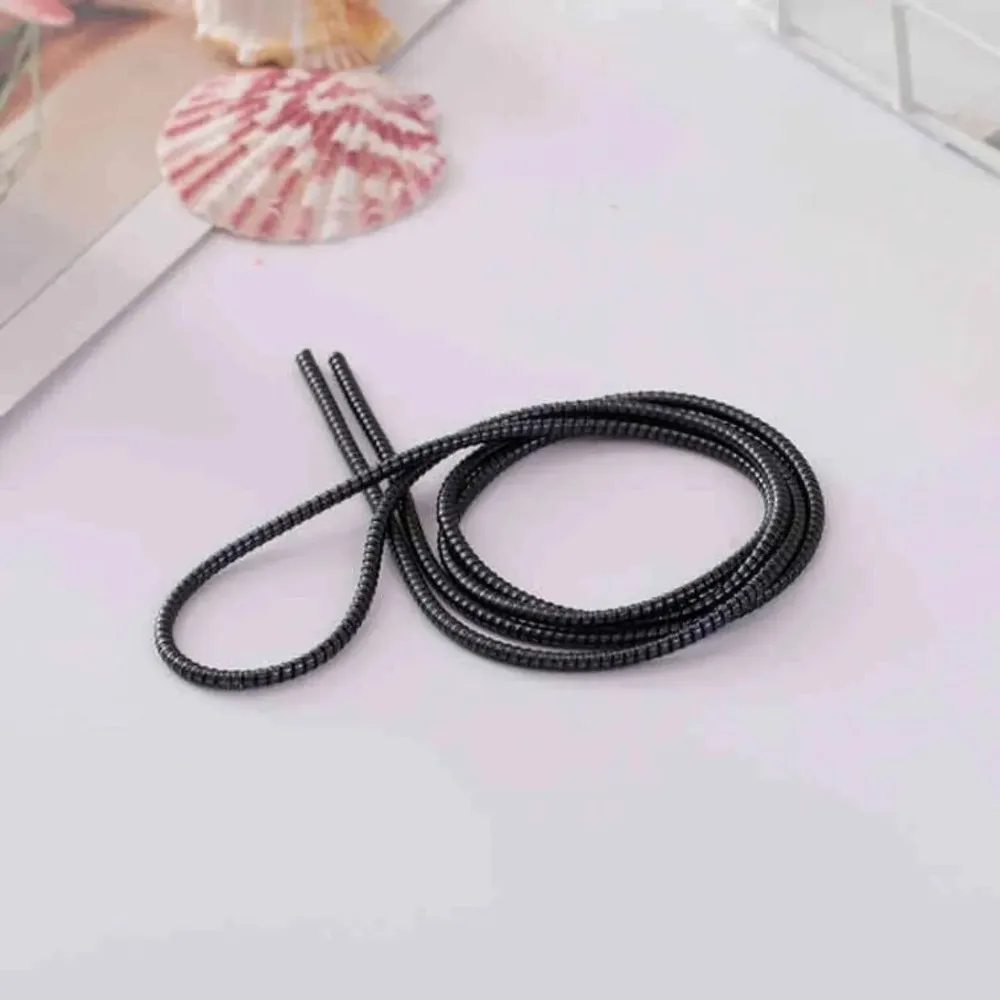 1.4M Colorful Spiral Charger Cable Cord Protector Universal Wrap Data Line Decoration Winder For iPhone Samsung Huawei Xiaomi