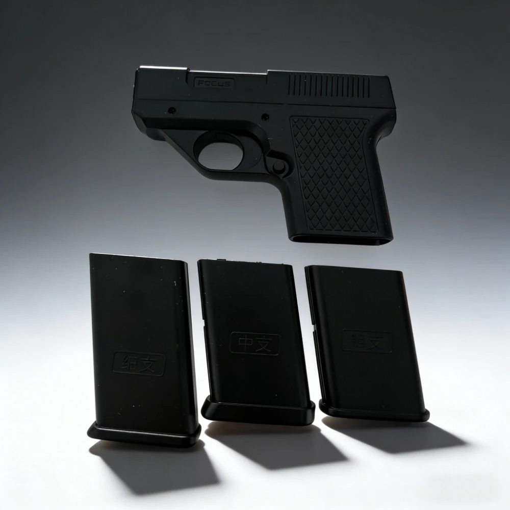 

Pistol Style Butane Gas Lighters with 3 Cigarette Holder Windproof Jet Blue Flame Lighters Smoking Accessories Come with Box