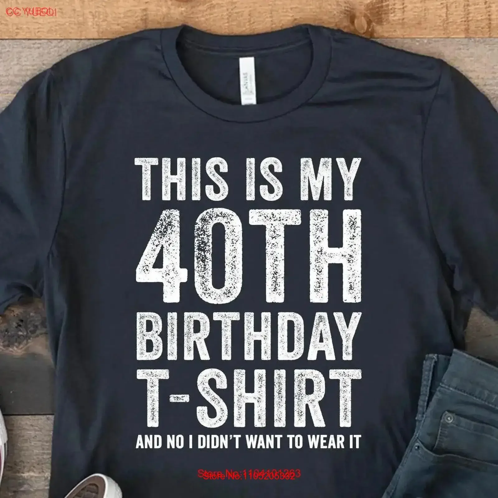 40th Birthday T Shirt For Husband Bday Partner Fathers Day Dad Born in 1984 Present Male Funny vintage Washed Soft Comfortable