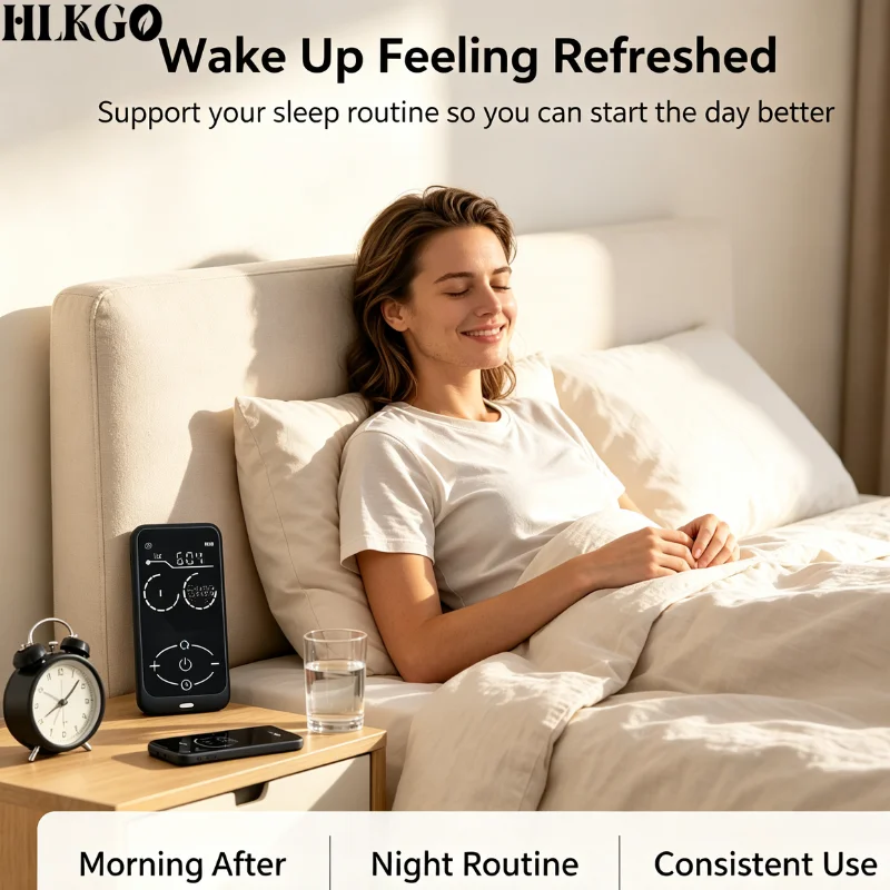 Advanced Vagus Nerve Stimulator Ear Clip Wearable Sleep Aid for Restore Calm Stress Relief Anxiety Management Home