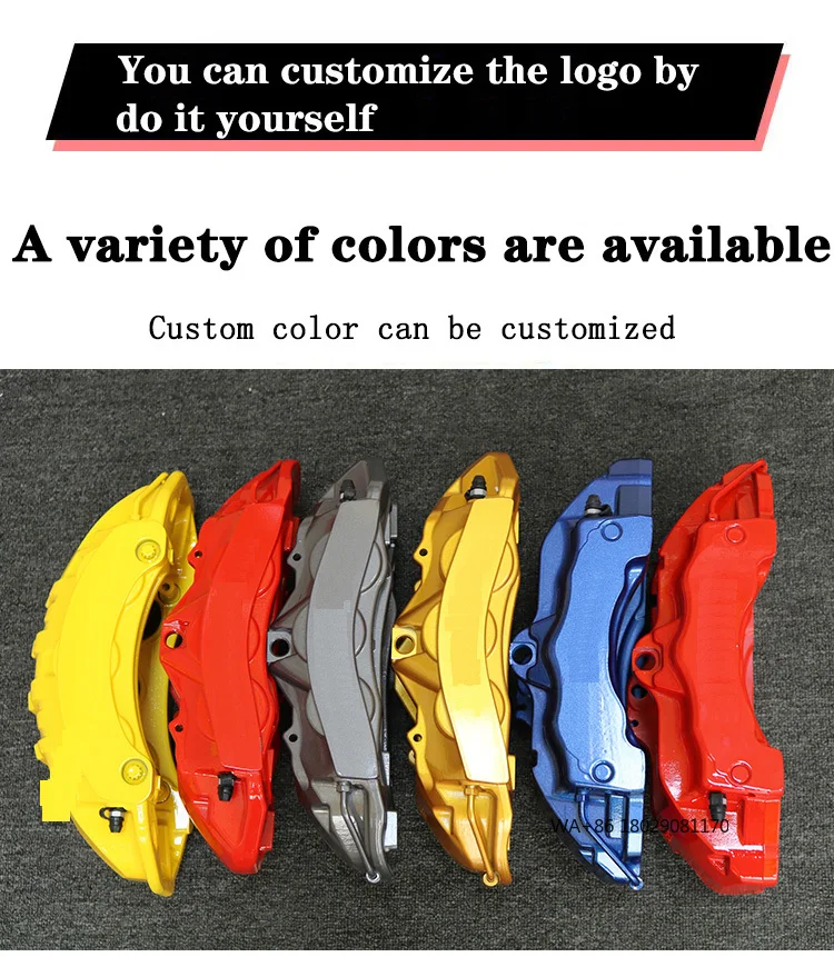 Brake Kit Racing GT6 Pot Braking Caliper Kit for   Chrysler  Mini ,you Can Customize the logo