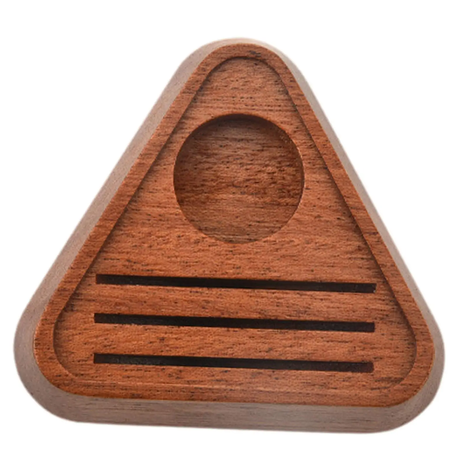 Wooden Espresso Puck Screen Stand with Anti Skid Base for Coffee Machine Accessories Storage Organizer