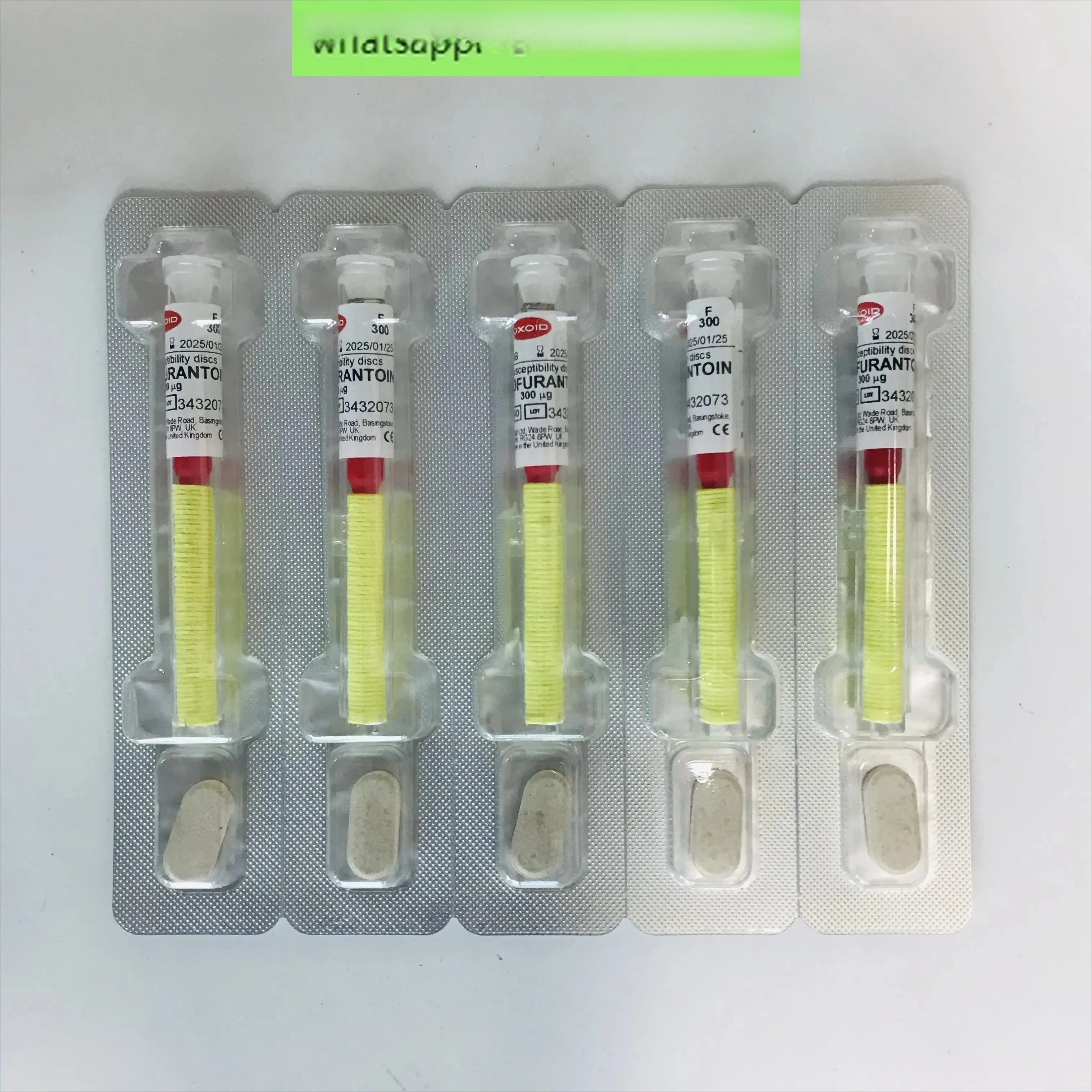

Oxoid Sensitivity Paper, Antibiotic Drug Sensitivity Test Test CT0455B CT1841B CT0774B