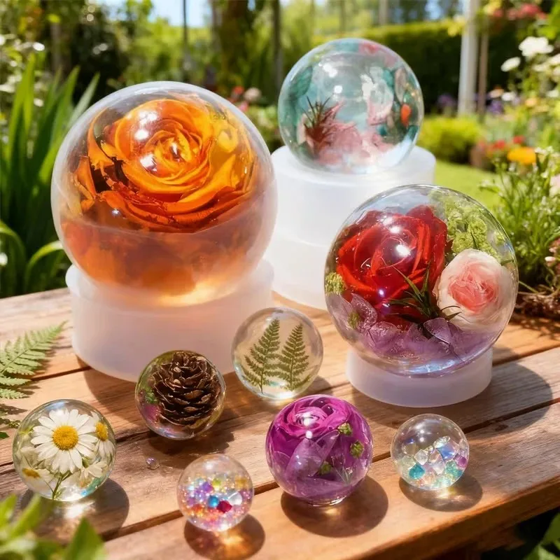 

Top Quality DIY Crystal Epoxy 3D Starry Sky Globe Silicone Mold for Resin Craft Home Decor And Gift Making Ornament