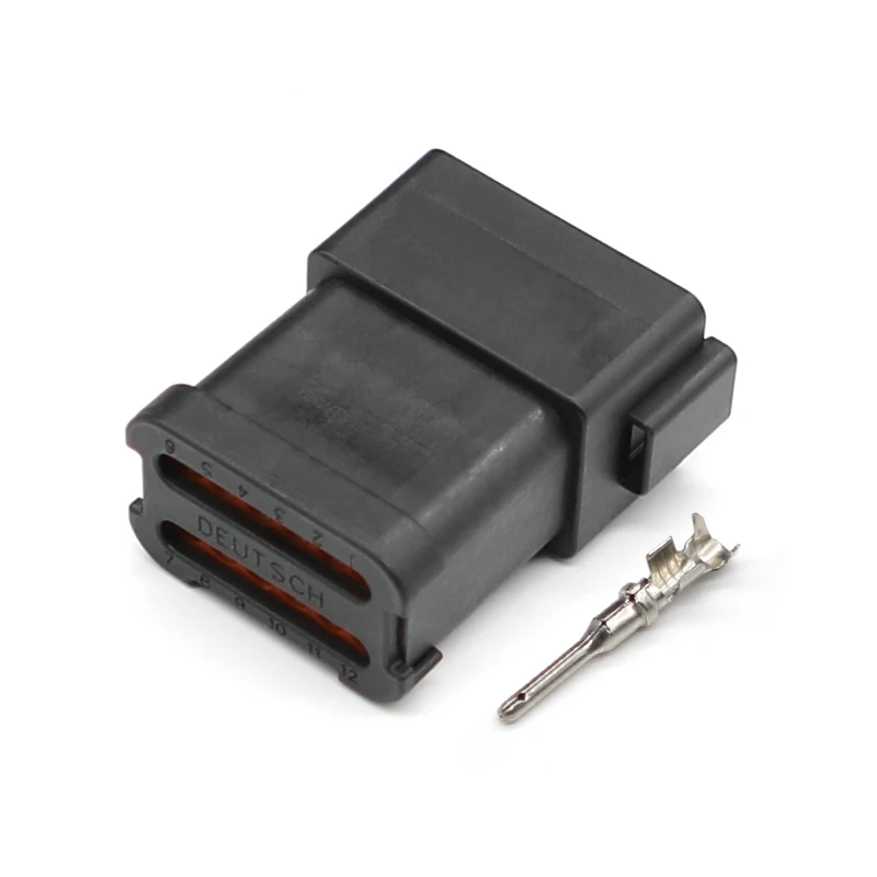 DT04-12P-E005  Flat Cover 12pin Manufacturer Direct Sales  DT Series  Automotive Plug Waterproof Connector  Additional terminal