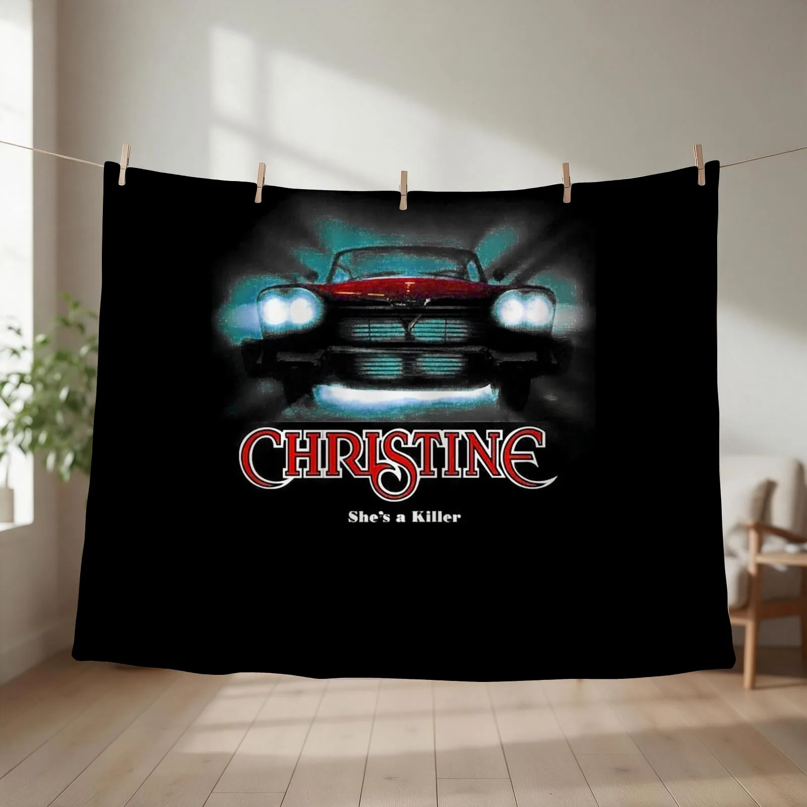 Awesome Movie Car Christine Essential Throw Blanket couch cozy soft plush fuzzy picnic outdoor blanket