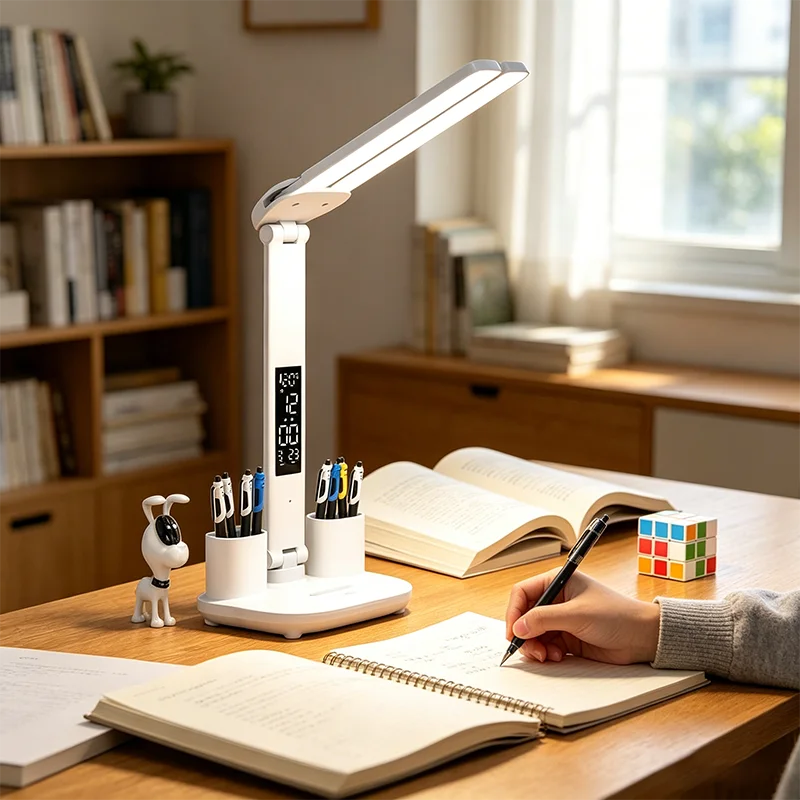 LED Dimmable Dual Head LED Clo - Led Desk Clock recension och pris