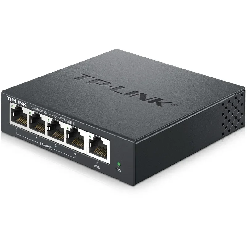 TP-LINK Full Gigabit 1000Mbps Port R470GP-AC Router PoE Power Supply Network Switch Ethernet AP Controller VPN Control