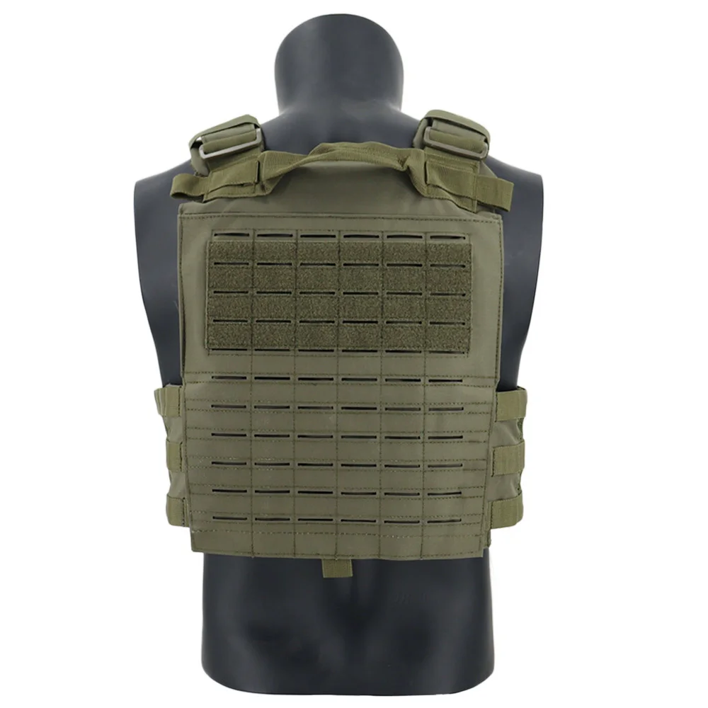 Imagem -05 - Nylon Tactical Vest com Magazine Pouch para a Caça Liberação Rápida Corte a Laser Treinamento cs Combate Airsoft 1000d