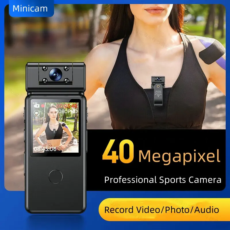 Инфракрасный цифровой диктофон D9, аудио-и видеозаписывающее устройство, портативный объектив Minicam, стандартная поддержка 256 ГБ, мини-камера с невидимым зажимом