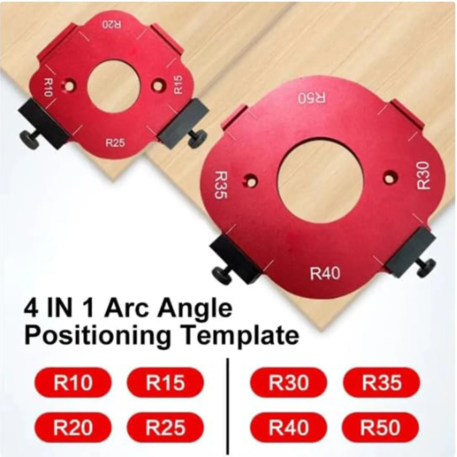 Hardness Corners Router Bit Templates Radius Quick-Jig Router Bit Templates for Furniture Ecological Board