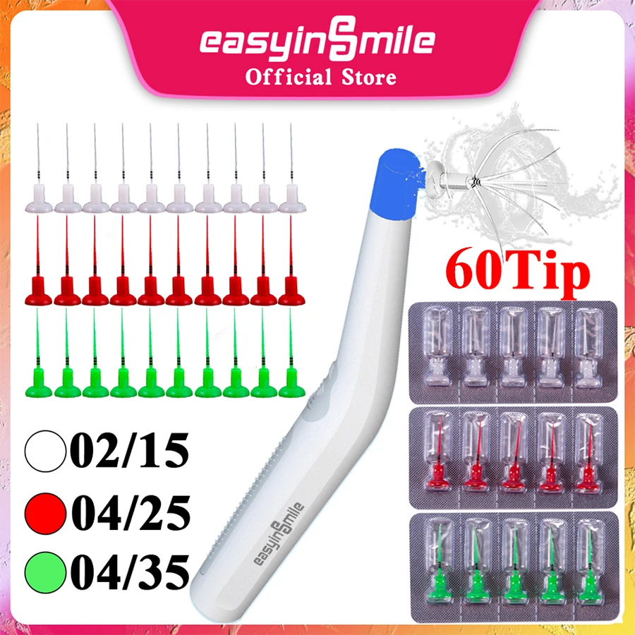 Endo Sonic Activator Irrigator Easyinsmile Root Canal 3D Cleaning Irrigation Dental Basic Instrument with Never Break Tips Free