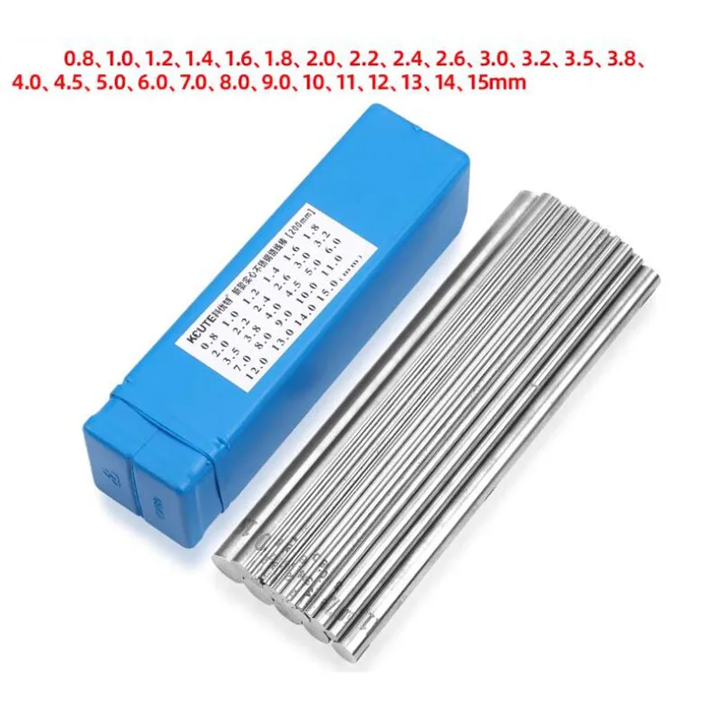 Wire winding tools for jewellery, gold/silver craftsmanship, metal processing (27 sizes) - Stainless steel spiral rod kit