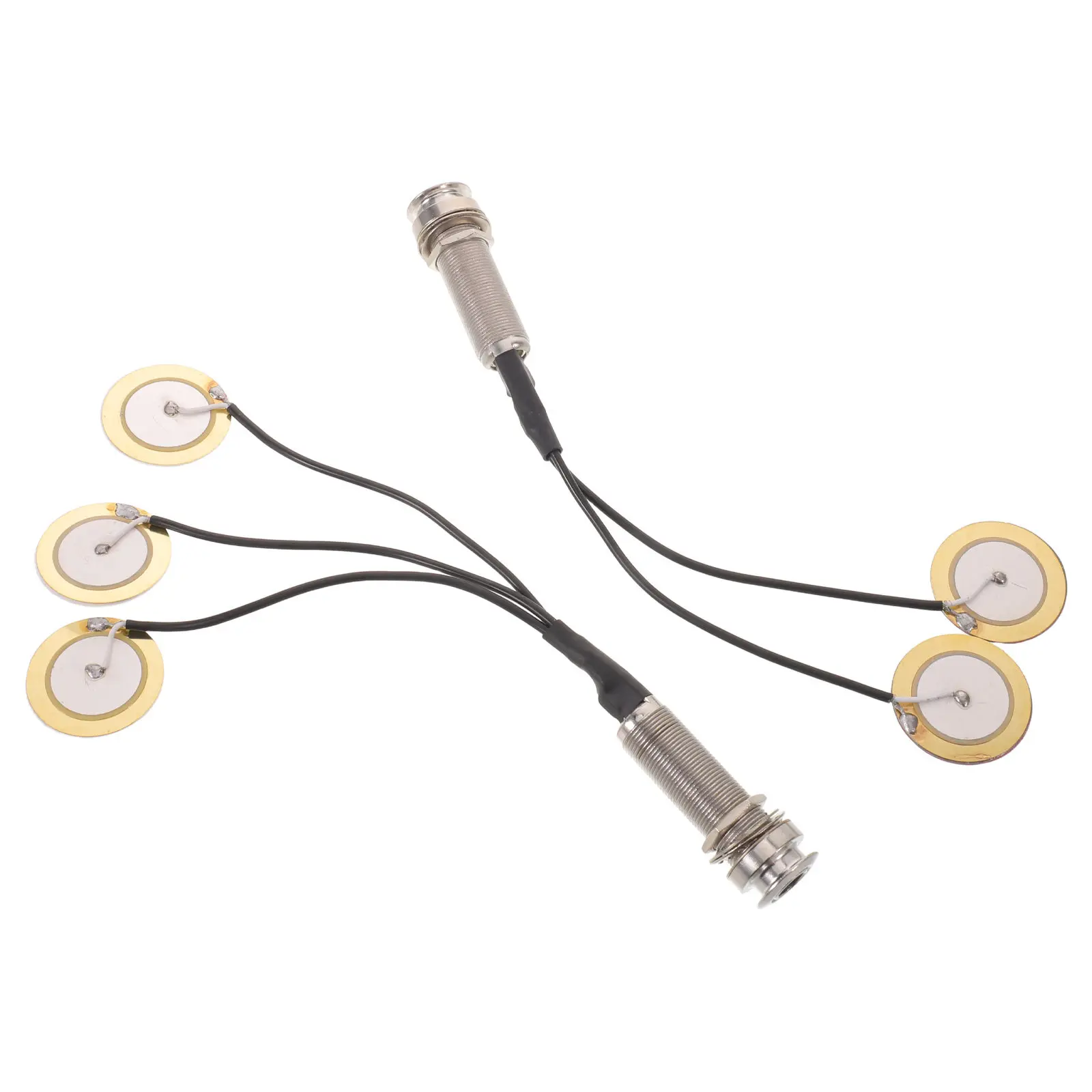 2Sets Acoustic Guitar Pickup Piezo Transducer Self Adhesive Contact Pickup for Guitar Violin Ukulele Cello Amplifier Recording - view 3