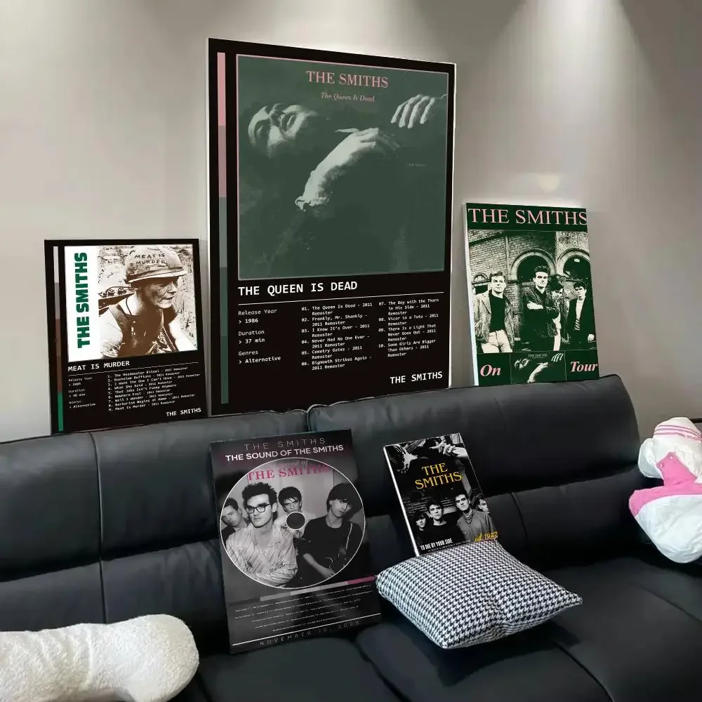 Band T-The smiths Poster Modern  Wall Art Aesthetic Minimalist Bedroom Decor Cafe Home Gift