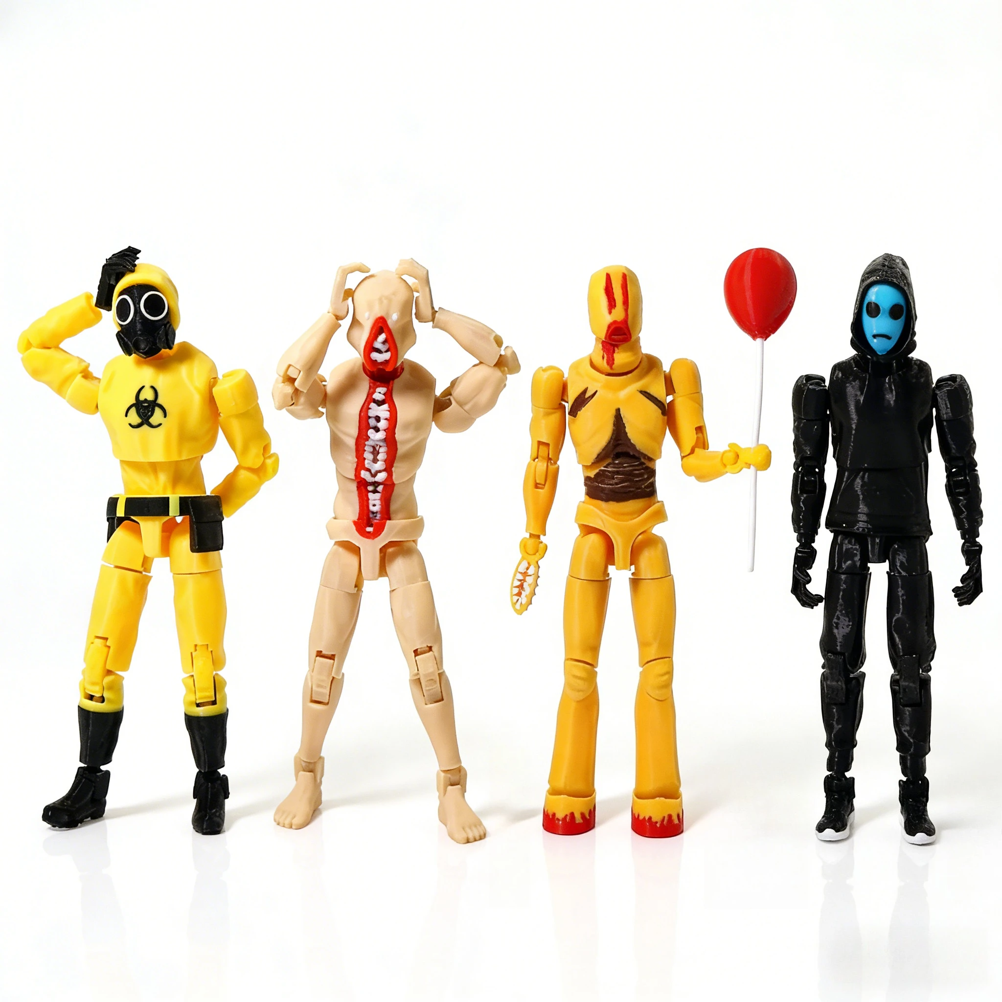 

New 3d Printed Escape the Backrooms Game Peripherals T13 Multi-Jointed Movable Shapeshift Action Figure Toys