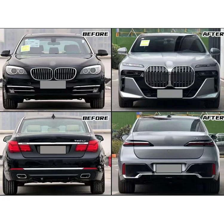 2009-2015 for 7 Series F01 F02 Front Plug Play Bolt-On High Quality Body Kit Grill Trunk Lid Fender LED Headlights Tail Bumper