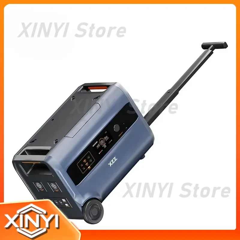 2400W Outdoor Portable Power Station Balcony Solar Energy System with APP Lifepo4 MPPT Controller Car Power Source