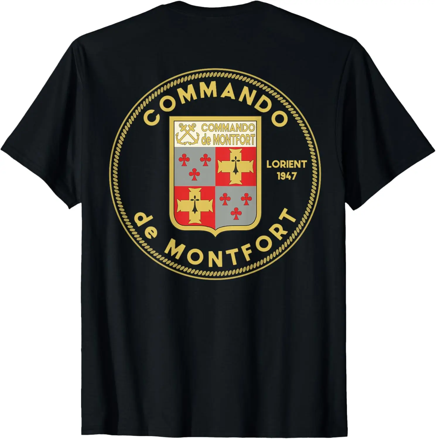 MONFORT Commando French Army Special Forces T-Shirt Short Sleeve Casual 100% Cotton T Shirts