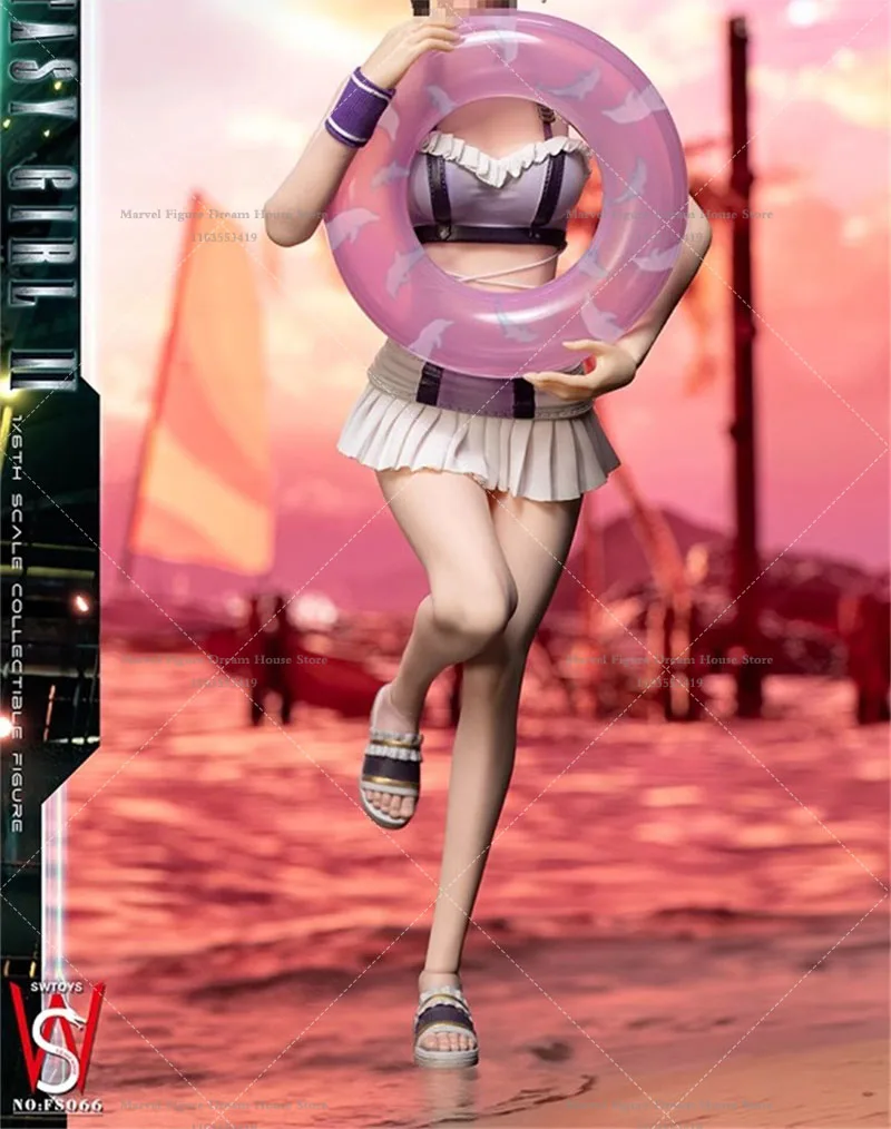 SWTOYS FS066 067 068 1/6 스케일 여성 의류 여신 티파 여름 수영복 카우걸 세트 12인치 액션 피규어용