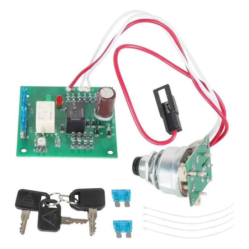 A97E AM136681 Ignition Starter Module Replacement For 415/425/445/455 Garden Tractor Models- AM115471 Part Included
