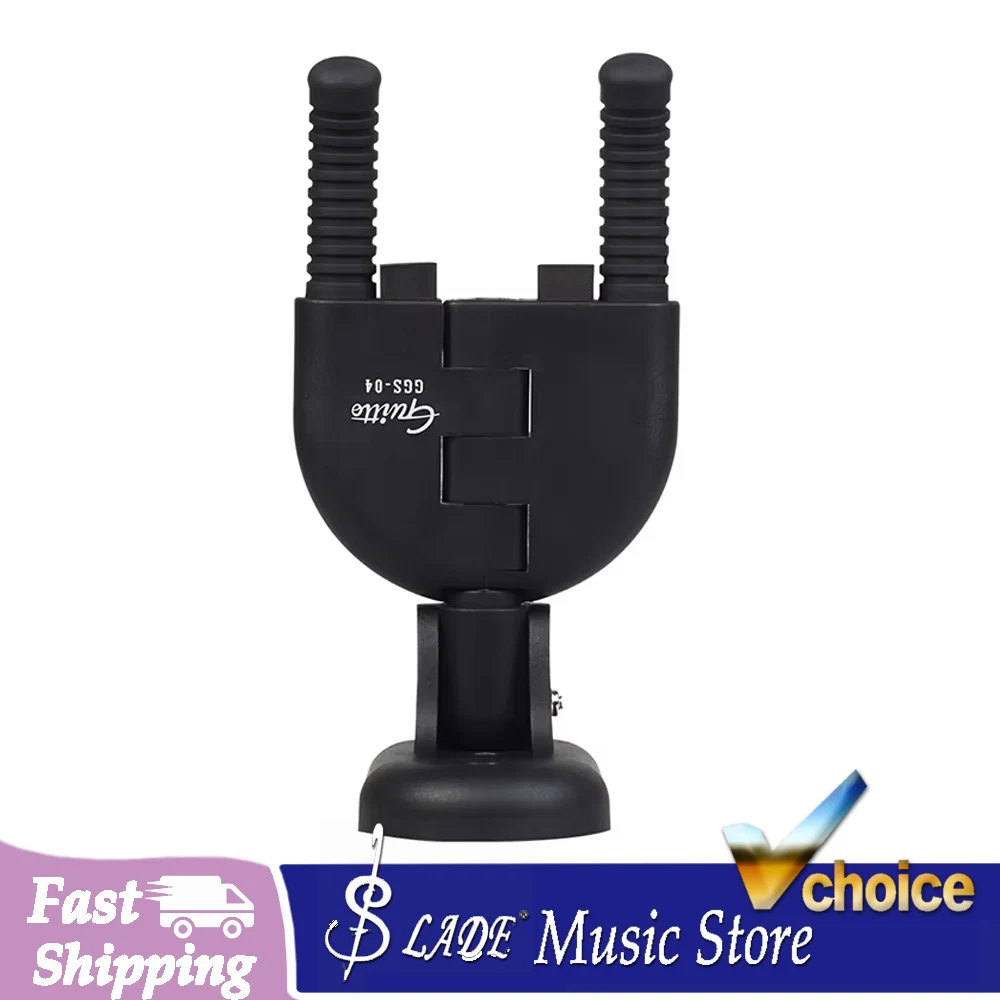 Guitto GGS-04 Metal Guitar Hanger Hook Wall Non-slip Holder Gravity-Locking Powerful Foldable Support Parts Accessories