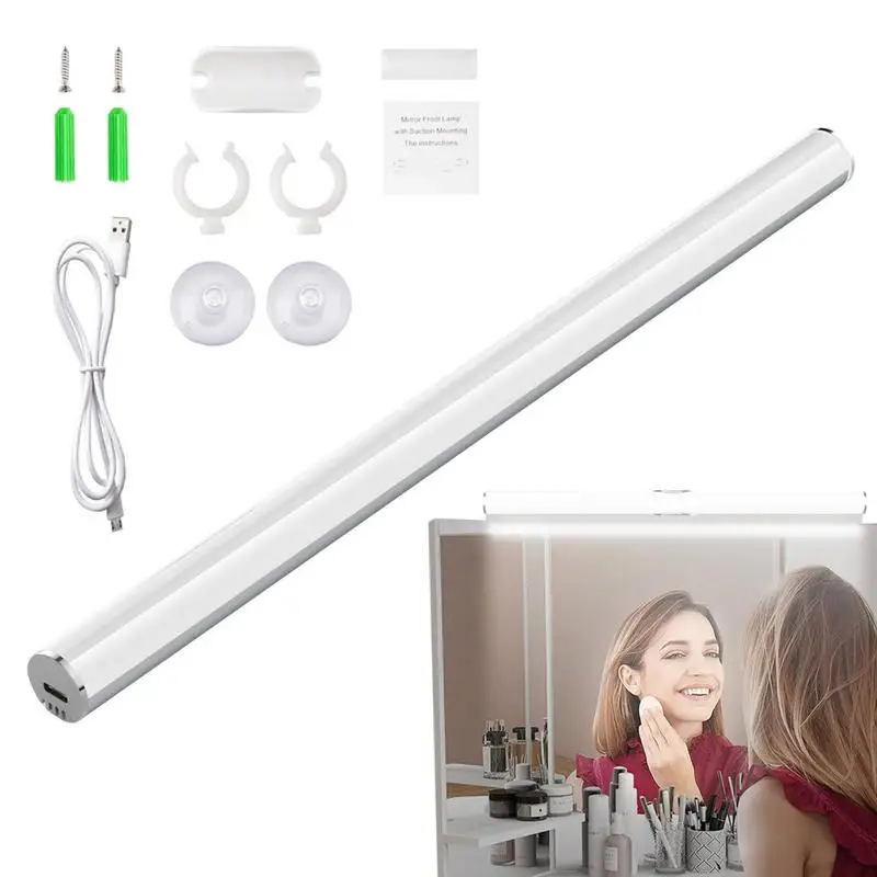 

Vanity Lights Stick On Vanity Lighting LED Mirror Light Long Battery Life Dimmable Touch Control For Reading Light Desk Lamp