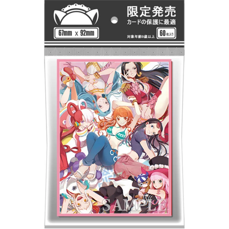 60 pz/set One Piece Cards Sleeve OPCG Nami Yamato UAT Hancock Bonney Lilith Robin Anime Game colorato Card Cover protettiva Toy