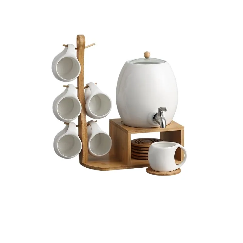 Ceramic kettle, water cup, juice teapot, high temperature resistant large-capacity cup