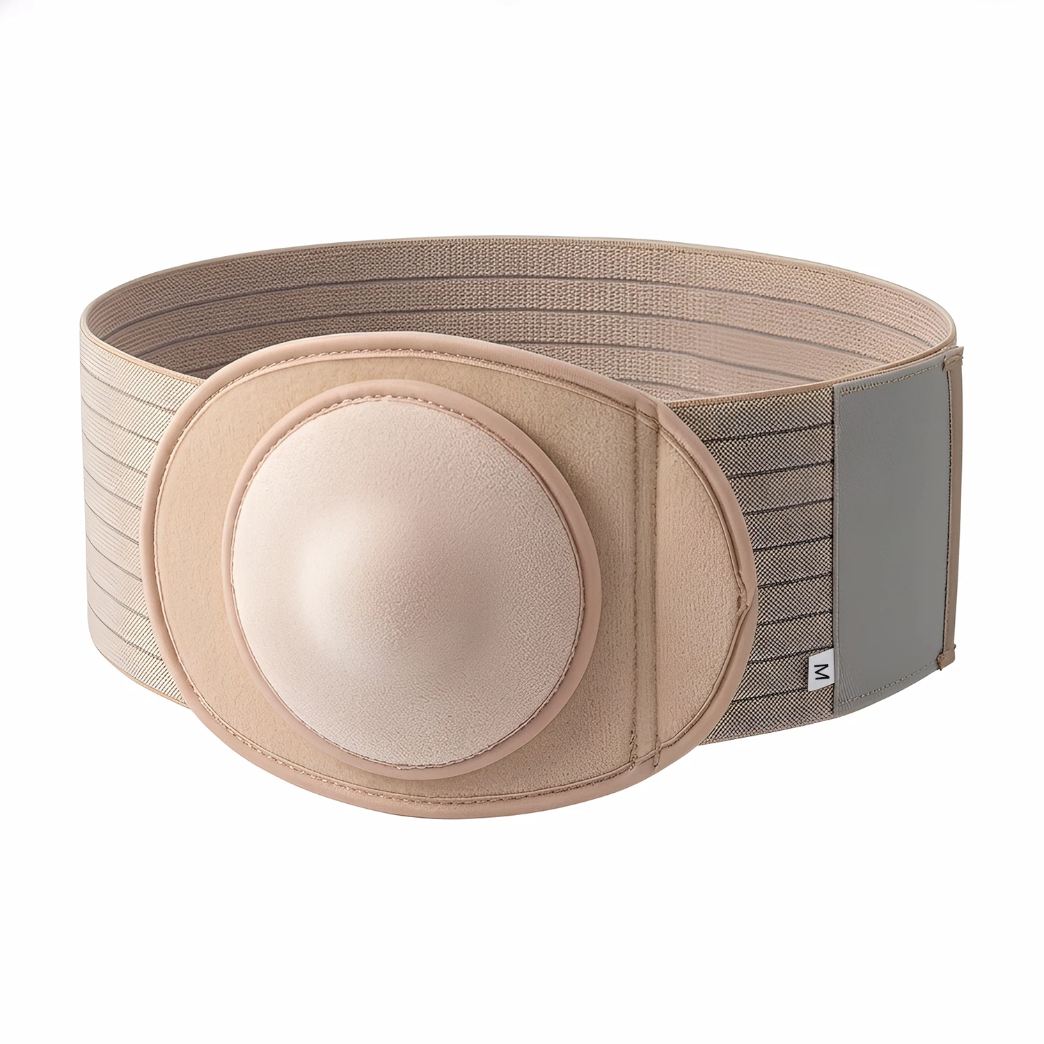 Umbilical Hernia Belt for Men & Women, Abdominal Binder Adjustable Truss Support with Compression Pads