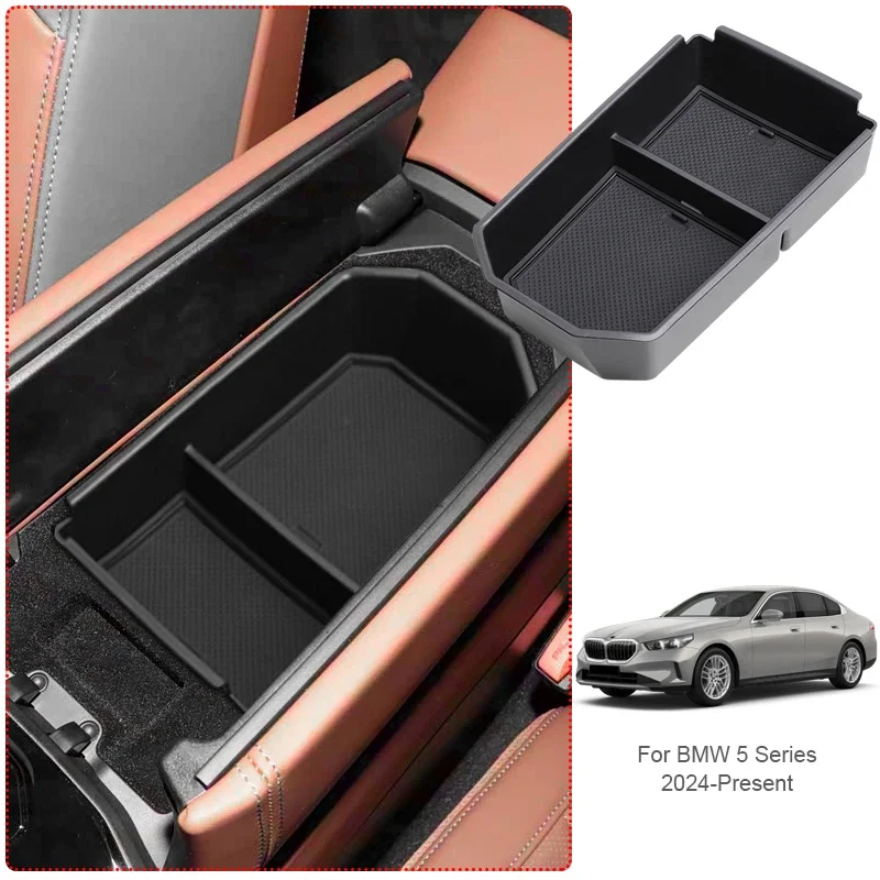 

For BWM 5 Series 2024-Present Car Armrest Box Storage Auto Door Side Organizer Tray Storage Box Tidying Interior Accessory