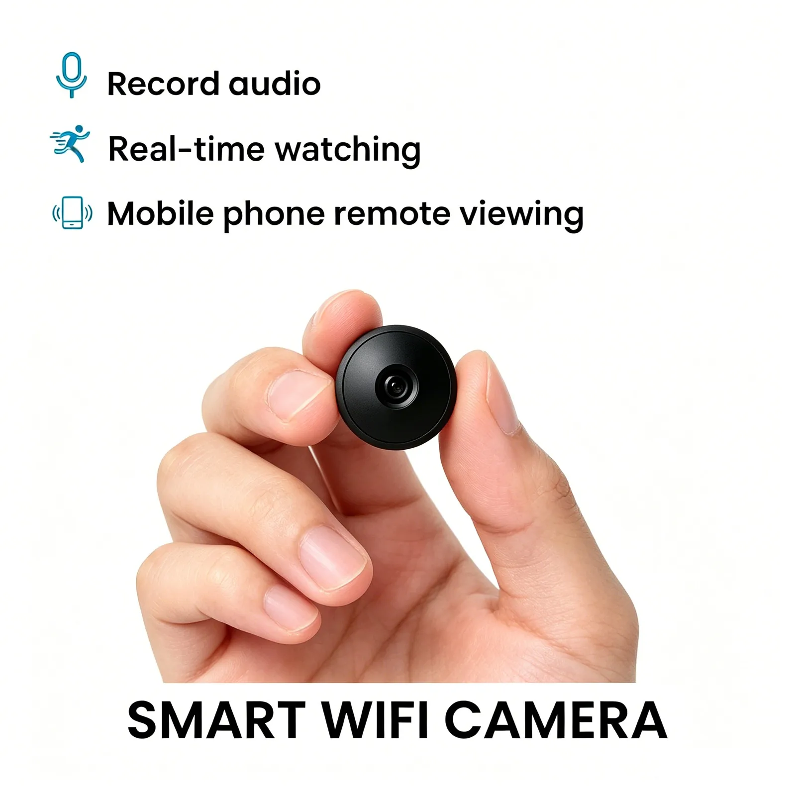 

H42New Mini Camera: Video/Audio Recording, Infrared Night Vision, Suitable for Security, Work, Sports, Pet Monitoring Pe
